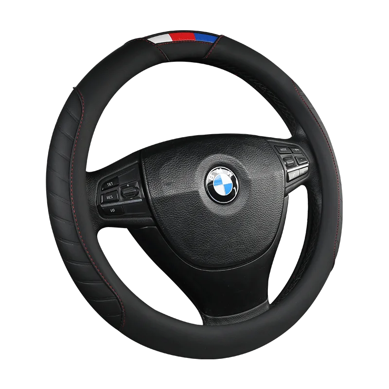 Universal Car Steering Wheel Cover Leather  Car steering sleeve Car Accessories Auto Steering-Weel covers Auto Upholstery