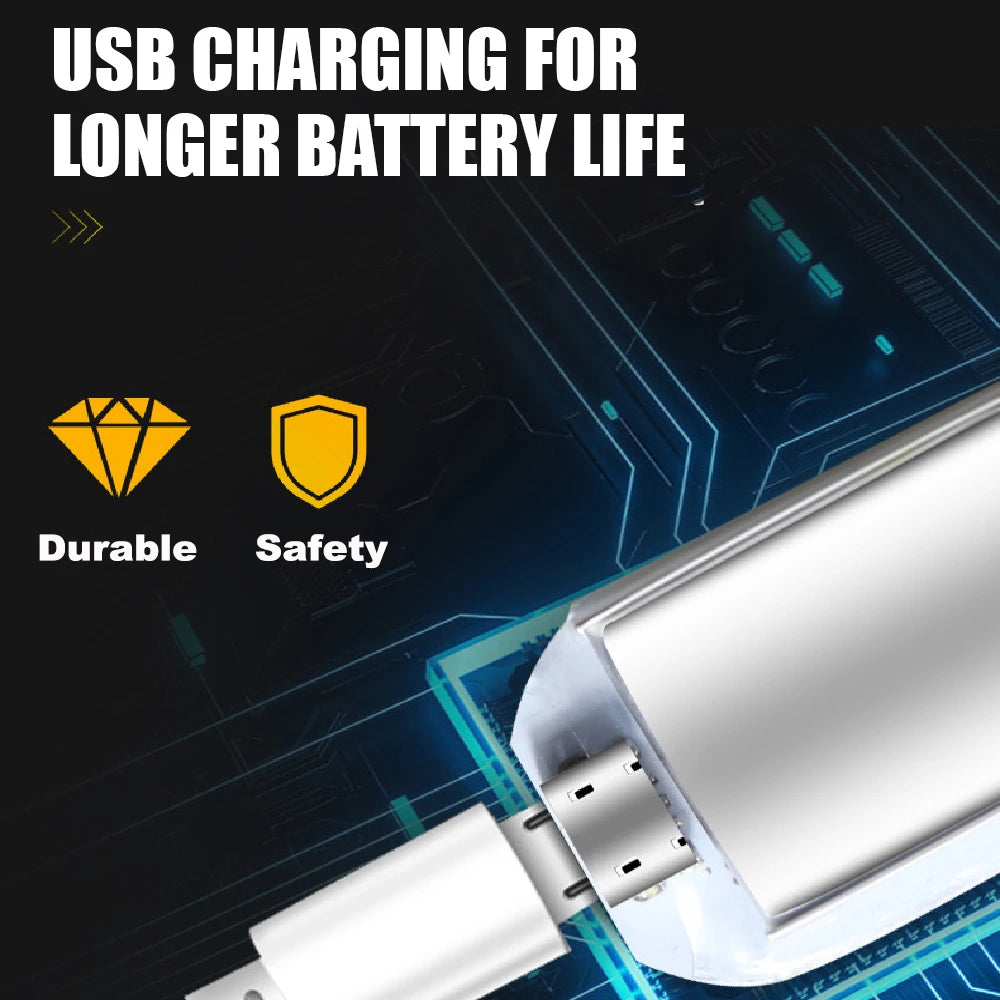 Car Led Welcome Light Magnetic Control USB Charging Auto Open Door Safe Anti-collision Signal Lamp