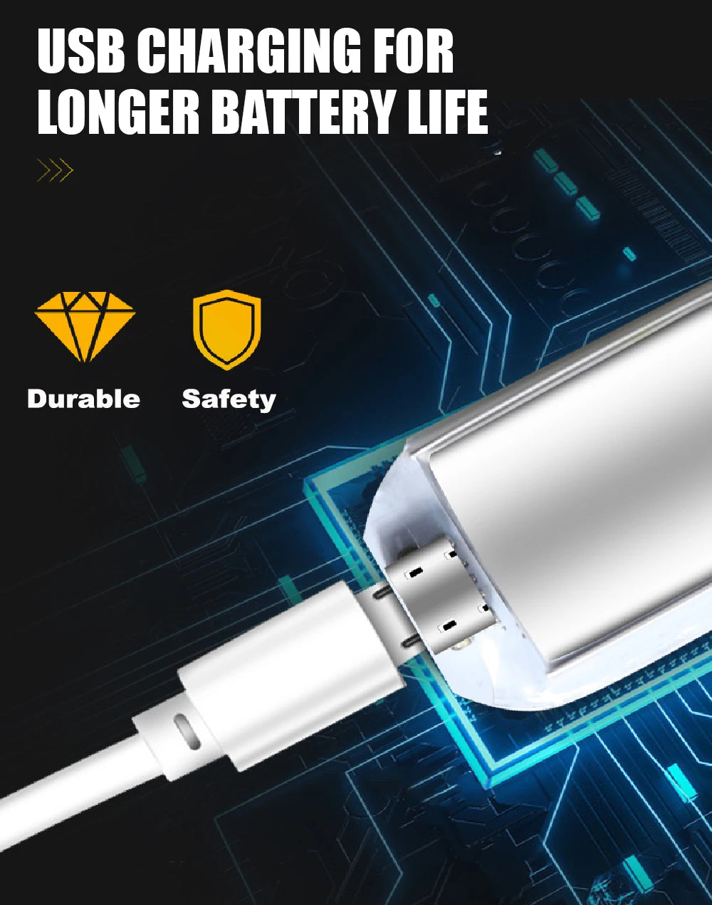 Car Led Welcome Light Magnetic Control USB Charging Auto Open Door Safe Anti-collision Signal Lamp