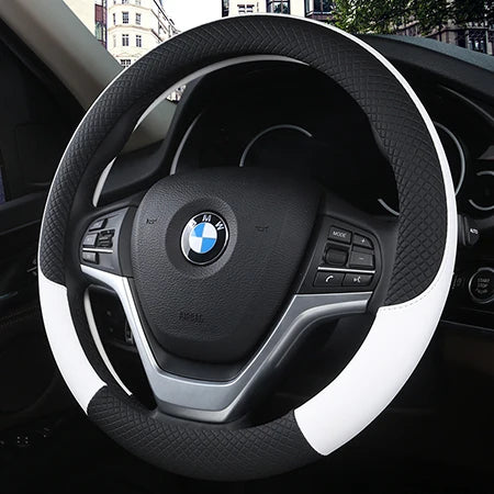 Universal Car Steering Wheel Cover Leather  Car steering sleeve Car Accessories Auto Steering-Weel covers Auto Upholstery