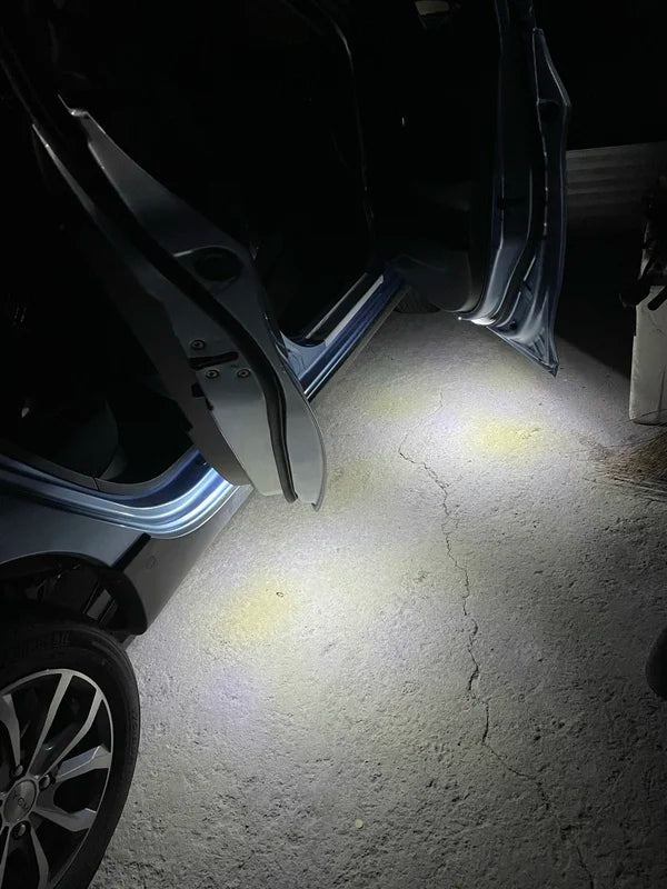 Car Led Welcome Light Magnetic Control USB Charging Auto Open Door Safe Anti-collision Signal Lamp