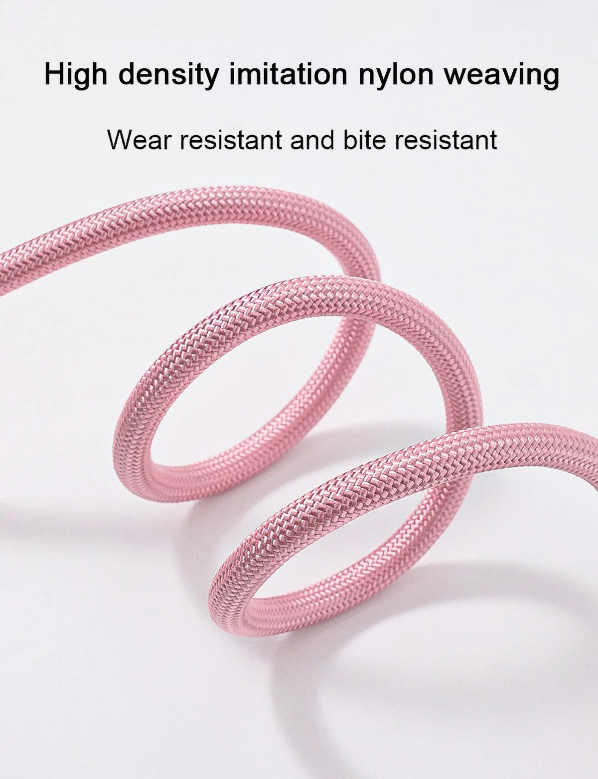 150cm Long Dog Leash with Foam Handle Cushioning Shock-Absorbing Elastic Alloy Buckle Durable Comfortable Rope for Walking