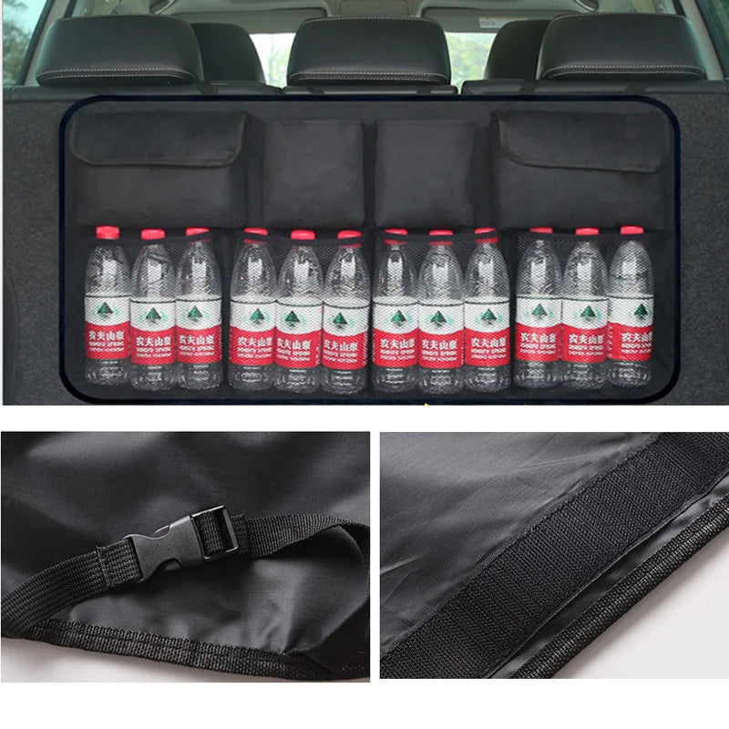 Car Backseat & Trunk Organizer – Adjustable Oxford Cloth Storage Bag with Multi-Pockets