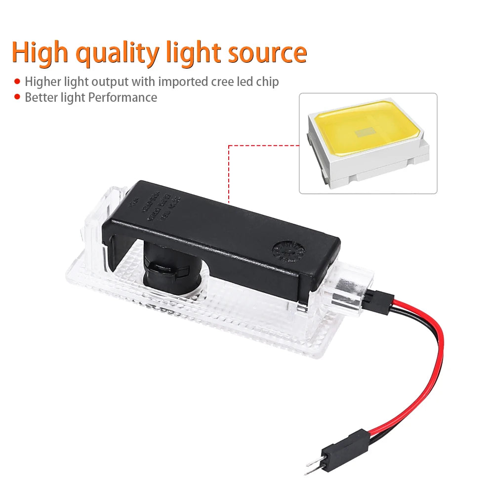 LED Car Door Welcome Logo Projector Light Accessories For Land Rover Range Rover 3 4 L322 L405 L551 2010 - 2022 2016 2017 2018