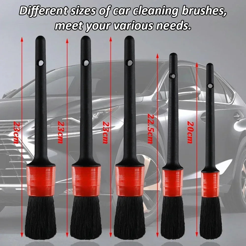 Car Interior Cleaning Kit – Detailing Brushes, Sponges, Microfiber Towels & Vent Tools (15 PCS)