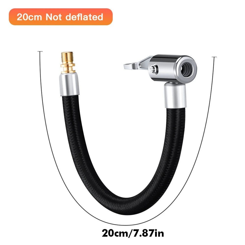 Car Tire Inflator Hose Air Pump With Quick Connector