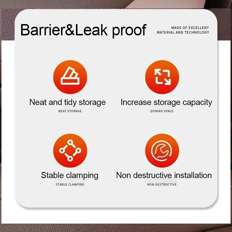 2PCS Car Seat Gap Filler Organizer – No Drop Seat Guard for Cars & SUVs