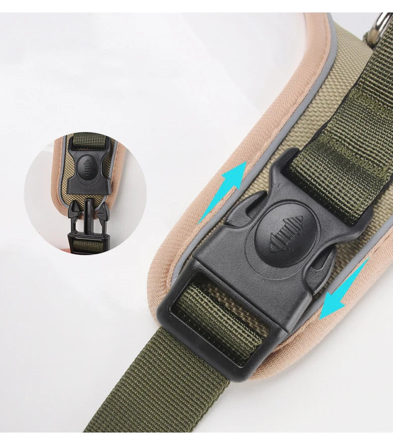 Harness Reflective Saddle Dog Adjustable Pet Harness No Pull Walking Training Small Medium Large Big Dogs Chest Strap Product