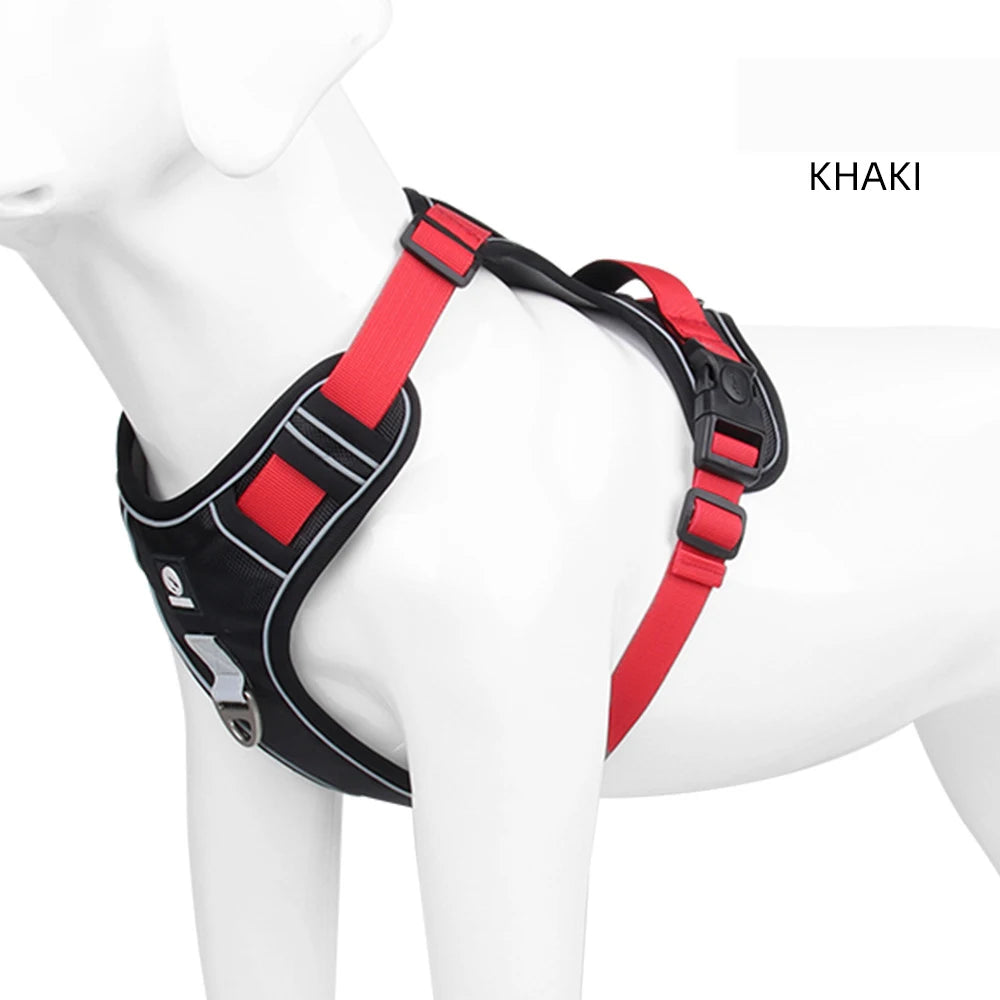 Harness Reflective Saddle Dog Adjustable Pet Harness No Pull Walking Training Small Medium Large Big Dogs Chest Strap Product