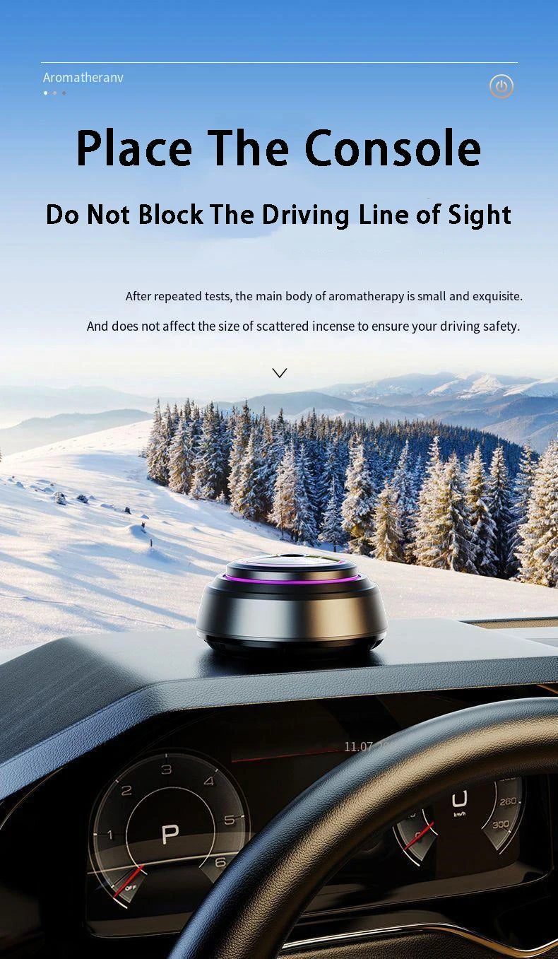 Smart Car Air Freshener Aromatherapy Fragrance Air Humidifier For Car Interior Purifying Seat Perfume Oils Diffuser Accessories