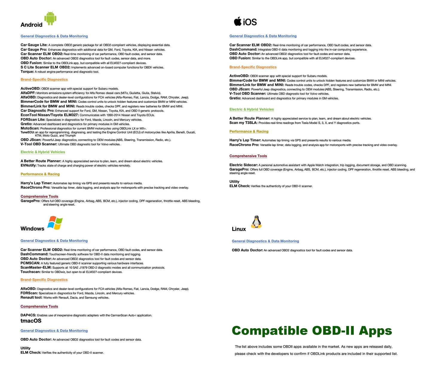 OBDLink MX PLUS OBD2 Scanner Diagnostic Scan Tool for iOS Android, Kindle Fire or Windows Device