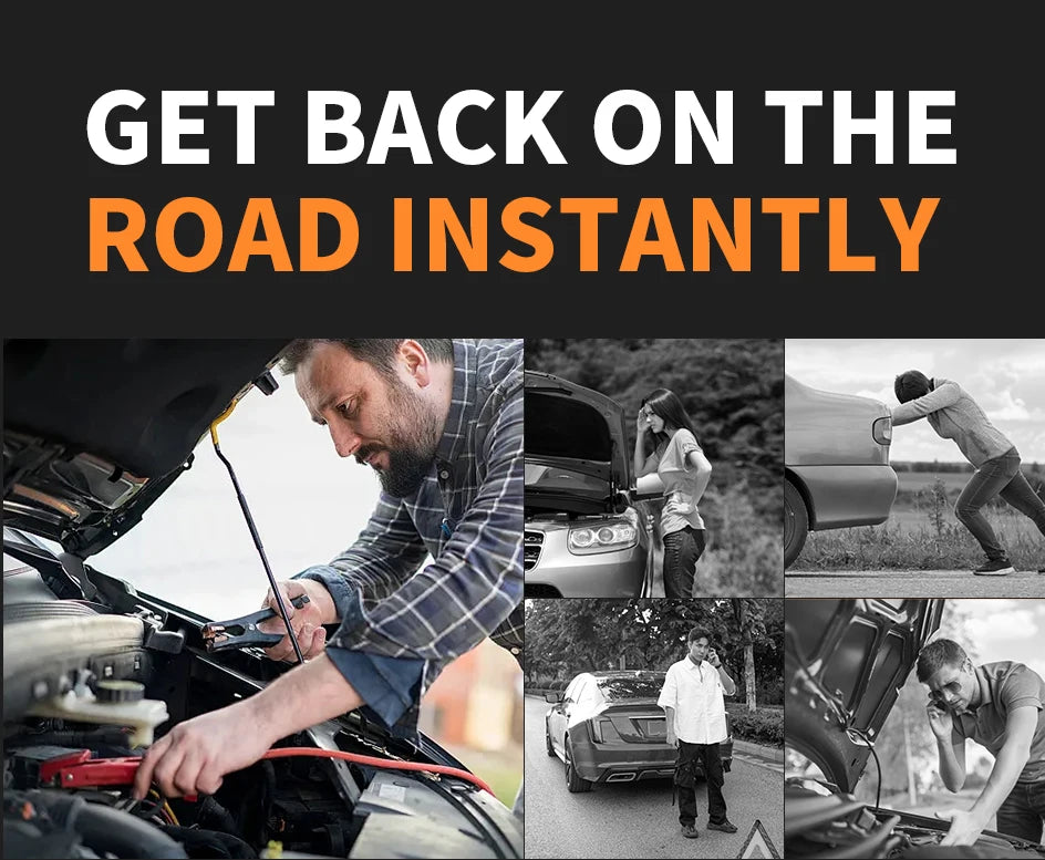 Car Jump Starter Battery Power Bank 2000A/3000A for Car Starter Portable Emergency Booster 12V Auto Starting Device