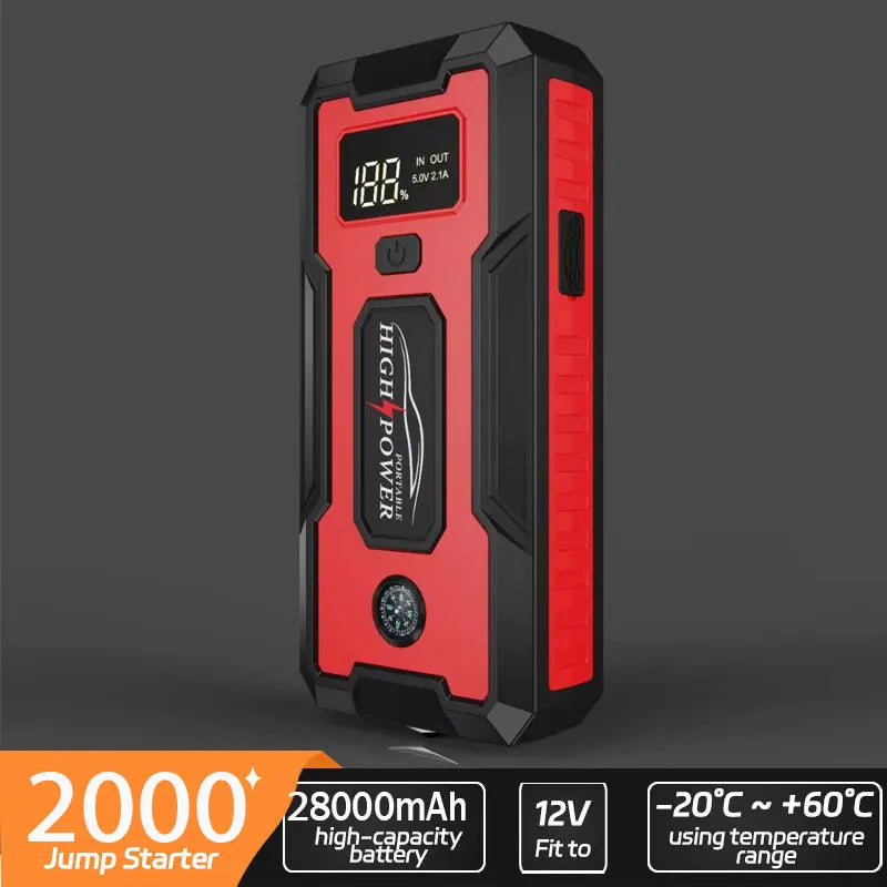 Car Battery Jump Starter 28000mAh Power Bank Starting Device Car Starting Device Portable Car Accessories Car Starting Device