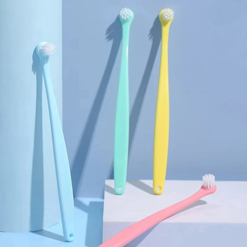 Dog Toothbrush Dog Teeth Cleaning Small Head Brush for Dogs Teeth Mouth Cleaning Tools Pet Grooming Cat Toothbrush Pet Supplies