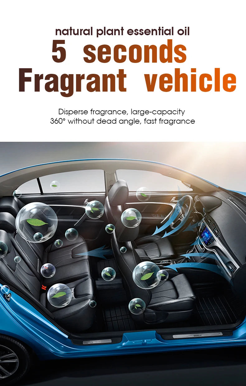 Car Air Freshener Fragrance Car Interior Air Vent Creative Diffuser Lasting Pendant Aromatherapy For Auto Smell Perfume Scent