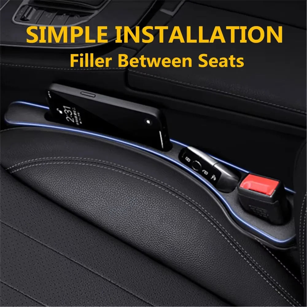 2PCS Car Seat Gap Filler Organizer – No Drop Seat Guard for Cars & SUVs
