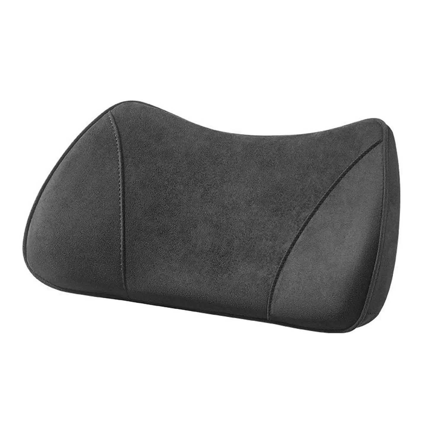 For Porsche Mercedes-Benz Maybach Same Suede Car Seat Memory Foam Lumbar Pillow Cushion Interior Headrest Accessory