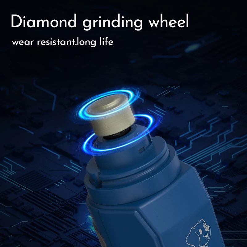 Professional Dog Nail Grinder Electric Pet Nail Trimmer Painless Paws Grooming Machine for Small Medium Large Dog Cats Low Noise