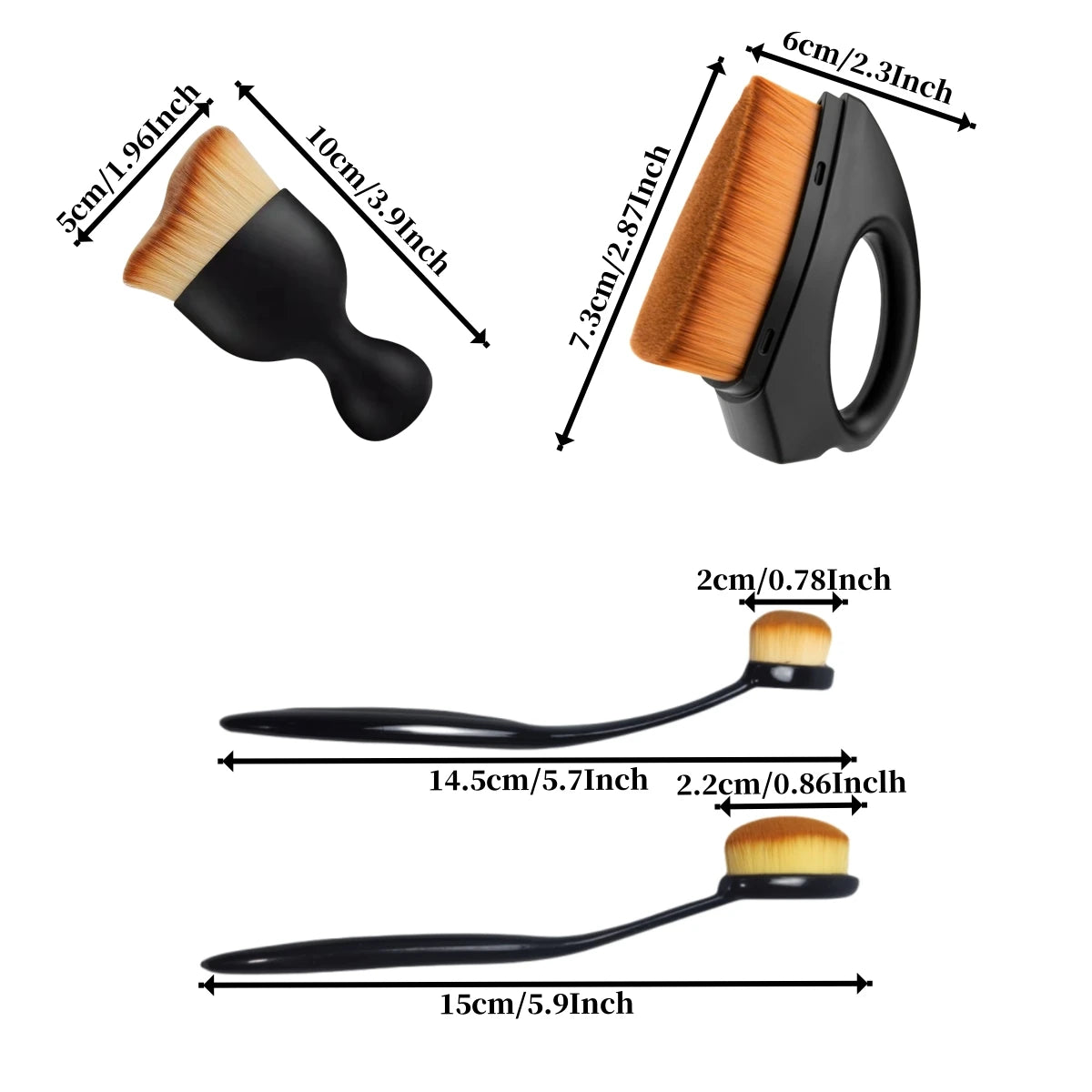 Car Interior Detailing Brush – High-Density Cleaning Tool (2PC Set)