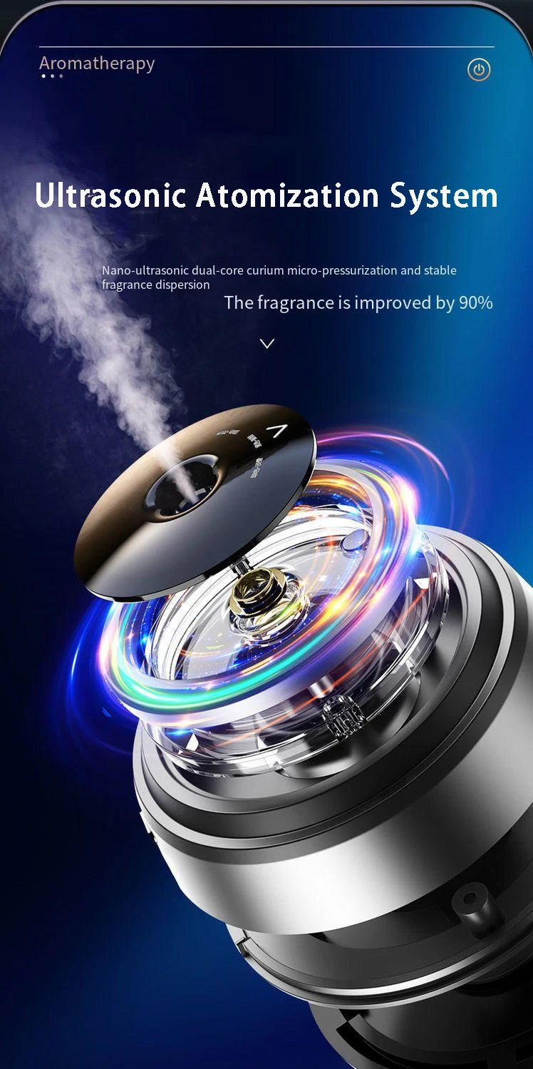 Smart Car Air Freshener Aromatherapy Fragrance Air Humidifier For Car Interior Purifying Seat Perfume Oils Diffuser Accessories