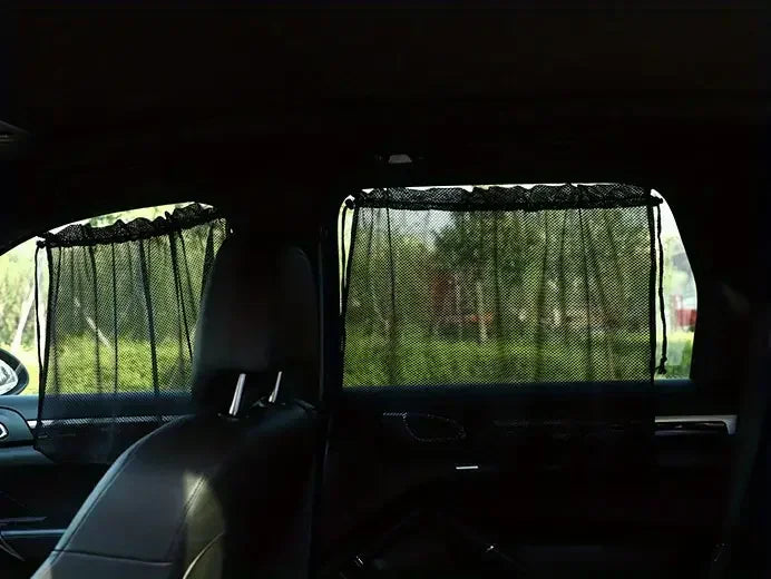 Summer Car Sunshade Curtains , Blocks UV Rays, Keeps Interior Cool, and Protects from Fading - Durable and Easy to Install