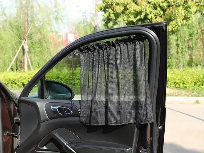 Summer Car Sunshade Curtains , Blocks UV Rays, Keeps Interior Cool, and Protects from Fading - Durable and Easy to Install