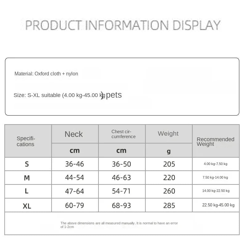 Harness Reflective Saddle Dog Adjustable Pet Harness No Pull Walking Training Small Medium Large Big Dogs Chest Strap Product