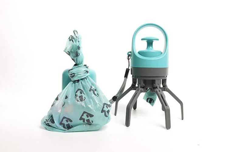 Portable Pet Poop Scooper with Waste Bag Dispenser