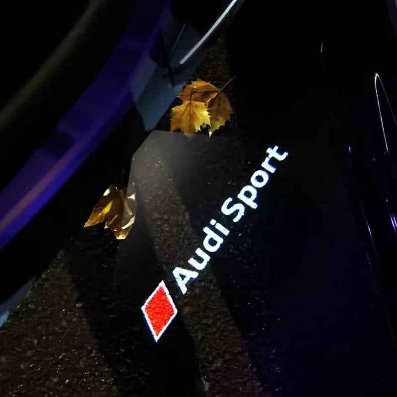 Car Led Door logo Light For Audi A1 A3 8V 8P 8L A4 B5 B6 B7 B8 A6 C5 C6 C7 A5 8T A7 A8 Q3 Q5 Q7 TT S6 Sline Quattro Accessories