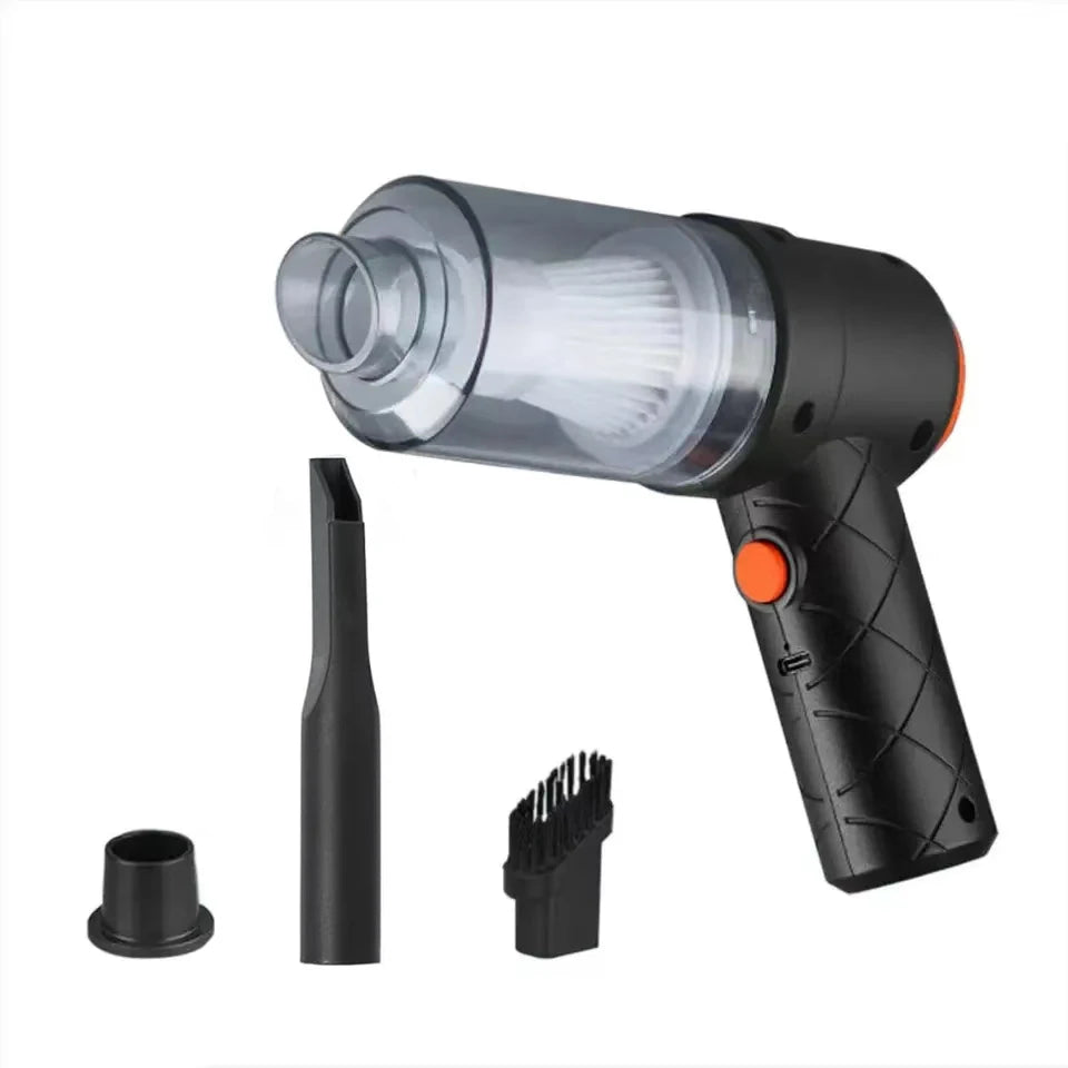 Portable Car Vacuum Cleaner – Wireless Handheld Mini Vacuum with Strong Suction for Cars & Home