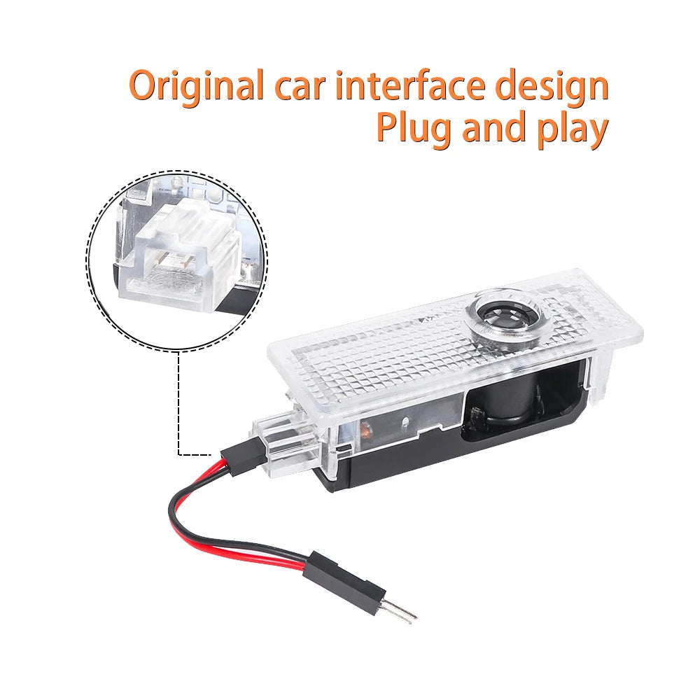 LED Car Door Welcome Logo Projector Light Accessories For Land Rover Range Rover 3 4 L322 L405 L551 2010 - 2022 2016 2017 2018