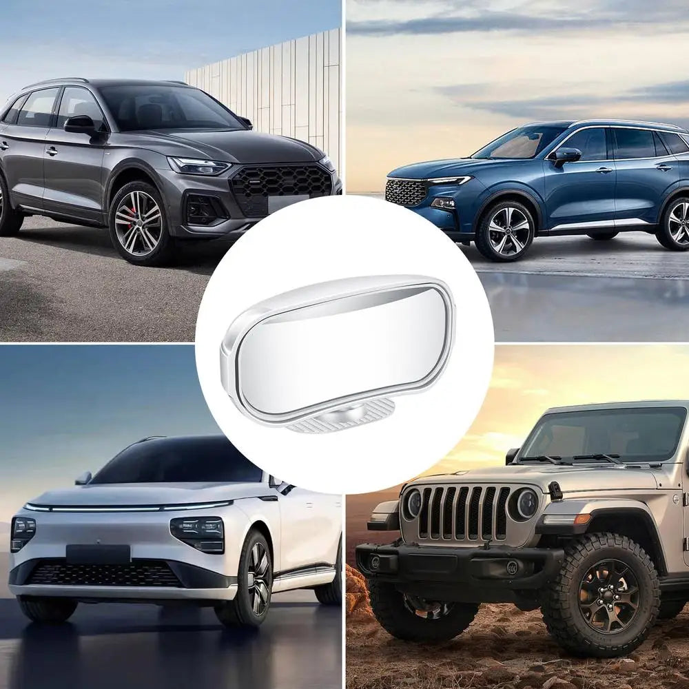 Blind Spot Mirrors 360 Degree Rotating Car Safety Side Mirrors for Reversing and Rearview Auxiliary Mirrors for Trucks Cars SUVs