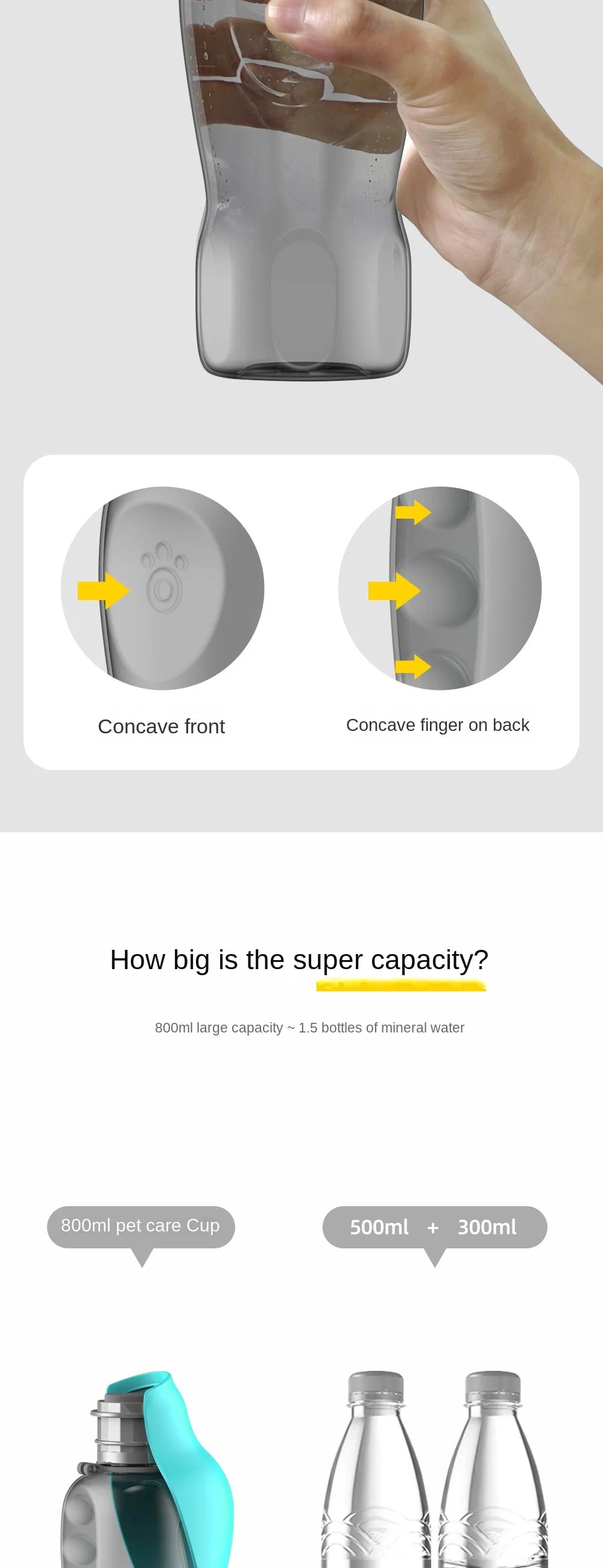 Pet Water Cup, Dog Portable Water Bottle, Outdoor Leaf Shape, Dog Walking Folding Drinking Water Bottle