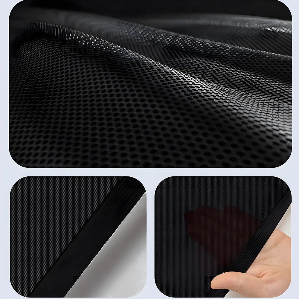 Car Sun Shades: UV Protection, Side & Rear Window Mesh Curtains, Mosquito Repellent, Sun Visor for SUV, Car, RV - Summer Essenti