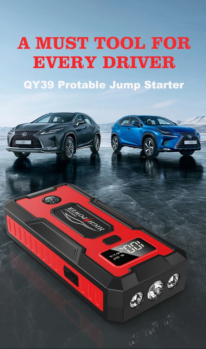 Car Battery Jump Starter 28000mAh Power Bank Starting Device Car Starting Device Portable Car Accessories Car Starting Device