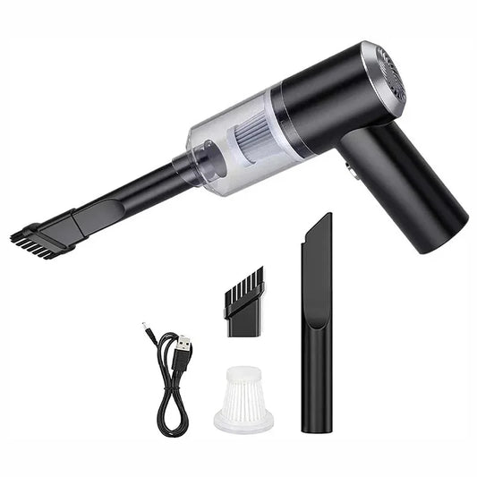 Handheld Cordless Car Vacuum Cleaner – 15000PA Powerful Suction, Portable Multi-Nozzle