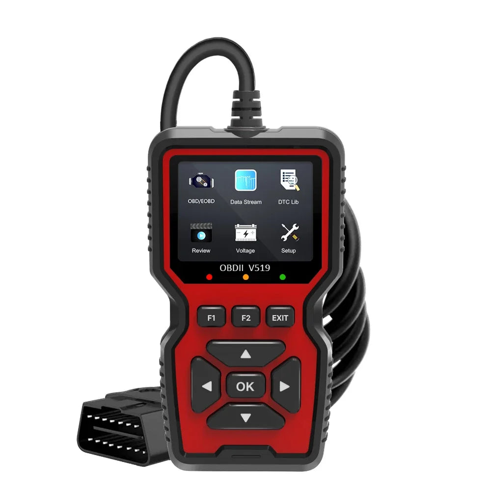 OBD2 Scanner Live Data Professional Mechanic OBDII Diagnostic Code Reader Tool for Check Engine Light