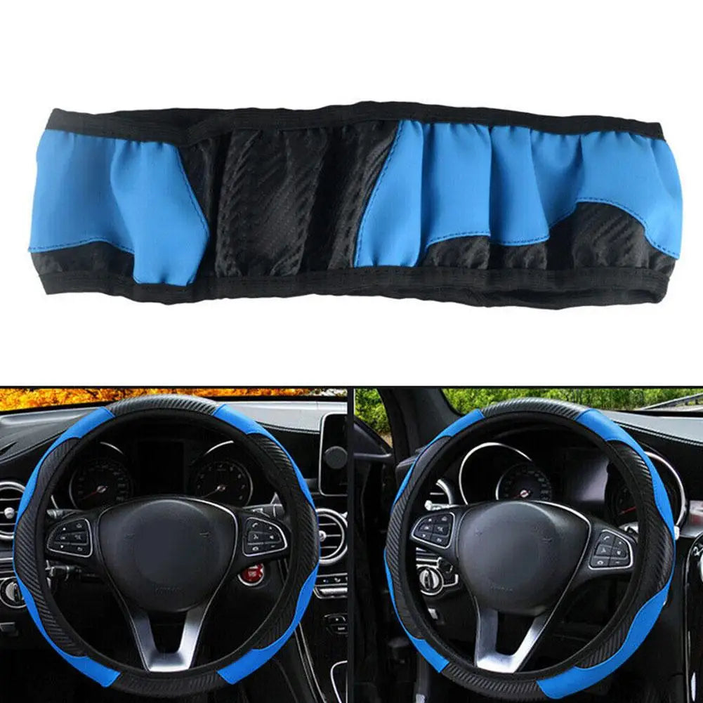Car Steering Wheel Cover Leather Covers For Renault Clio Megane 4 3 2 Scenic Duster Fluence Laguna Kangoo Auto Decor Accessories