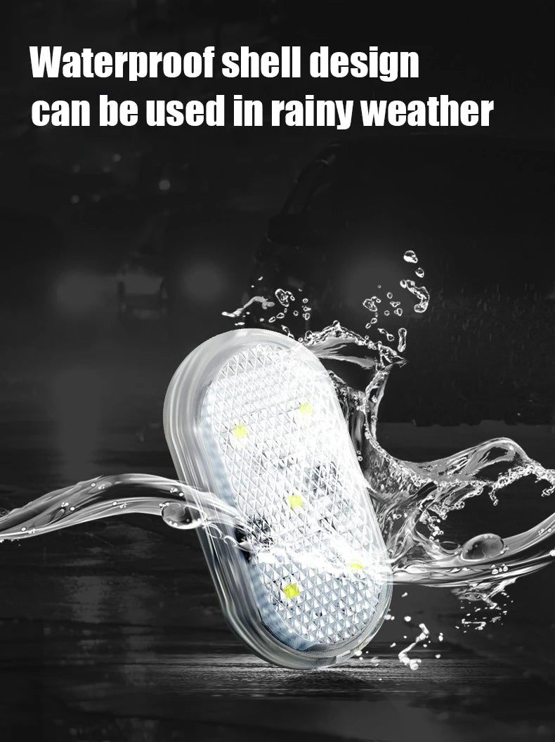 Car Led Welcome Light Magnetic Control USB Charging Auto Open Door Safe Anti-collision Signal Lamp