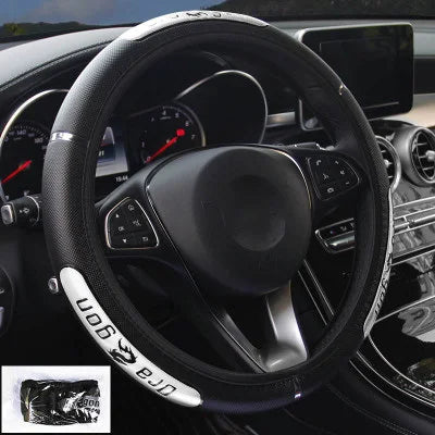 Car Steering Wheel Covers 100% Brand New Reflective Faux Leather  Elastic China Dragon Design  Steering Wheel Protector