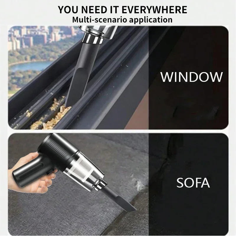 [Rechargeable Handheld Car Vacuum] Portable car vacuum cleaner rechargeable handheld car vacuum cleaner, wireless vacuum cleaner