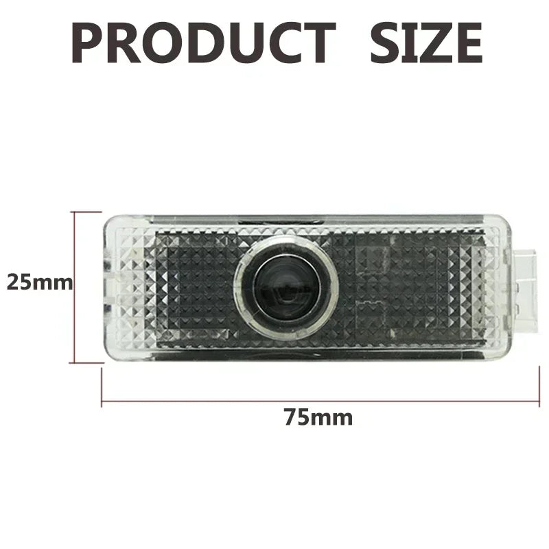LED Car Door Light Logo Projector Light For MINI Cooper One R50 R52 R53 R56 Countryman R60 F55 F56 Logo Light Goods Accessories