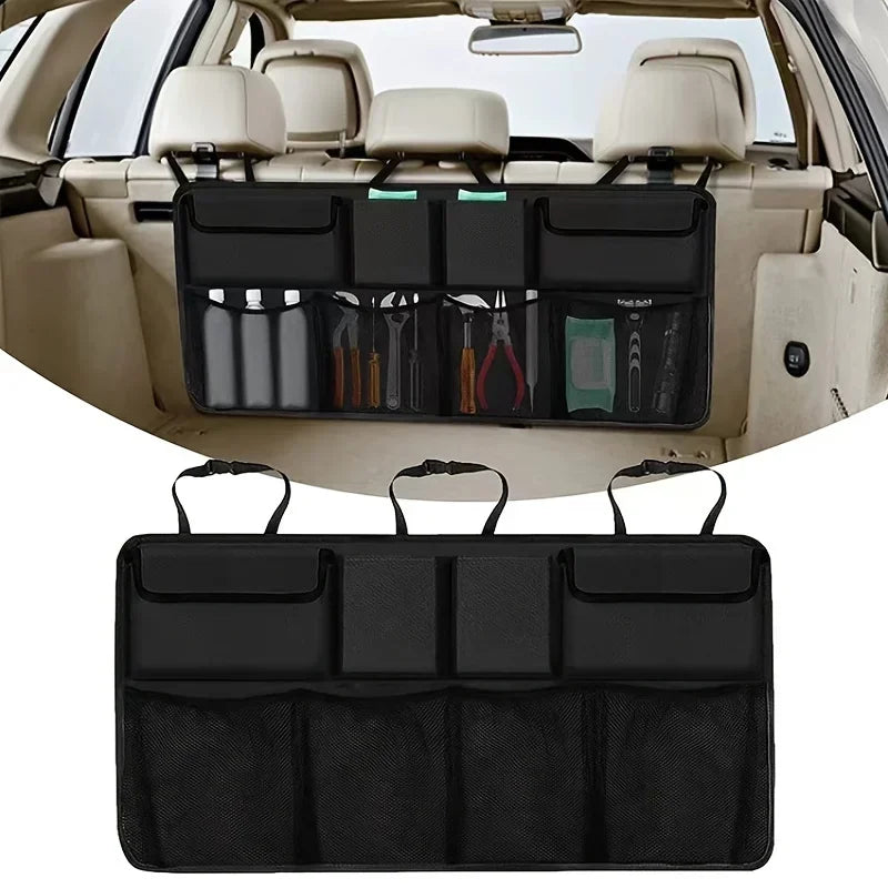 Car Backseat & Trunk Organizer – Adjustable Oxford Cloth Storage Bag with Multi-Pockets