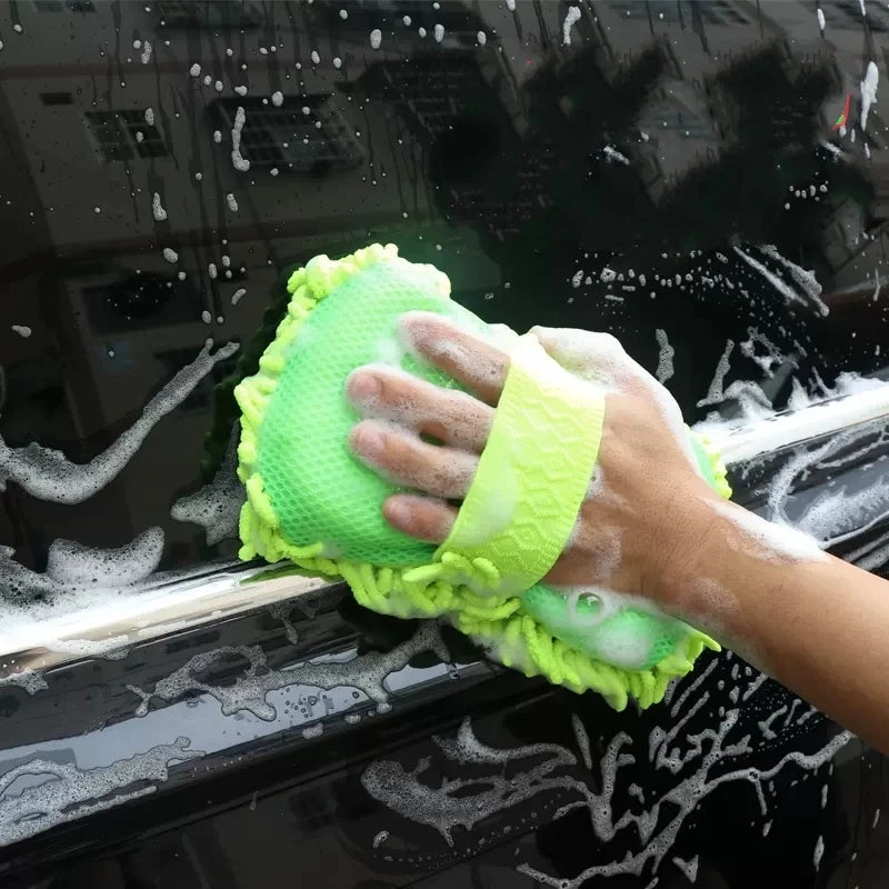 Microfiber Car Wash Sponge – Dual-Sided Cleaning Pad for Auto Detailing
