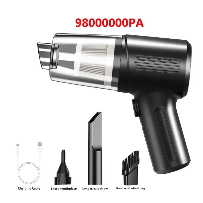 [Rechargeable Handheld Car Vacuum] Portable car vacuum cleaner rechargeable handheld car vacuum cleaner, wireless vacuum cleaner