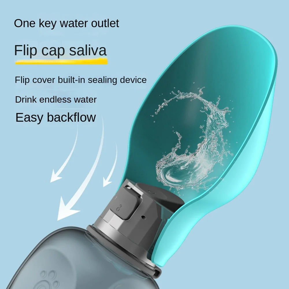 Pet Water Cup, Dog Portable Water Bottle, Outdoor Leaf Shape, Dog Walking Folding Drinking Water Bottle