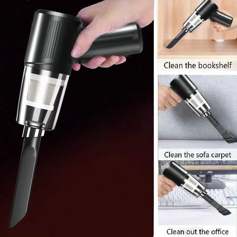 [Rechargeable Handheld Car Vacuum] Portable car vacuum cleaner rechargeable handheld car vacuum cleaner, wireless vacuum cleaner