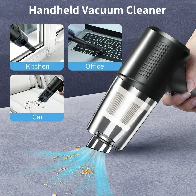[Rechargeable Handheld Car Vacuum] Portable car vacuum cleaner rechargeable handheld car vacuum cleaner, wireless vacuum cleaner
