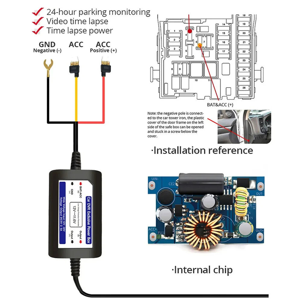 Dash Cam Front and Rear 2.4G WiFi 4K+1080P and 1.47" Screen DashCam with 24H Night Vision Parking Monitor Loop Recording WDR GPS