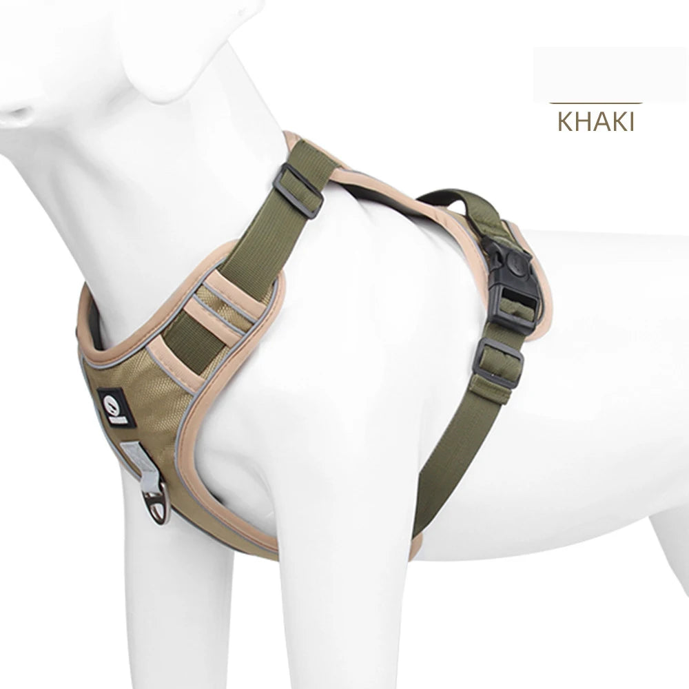 Harness Reflective Saddle Dog Adjustable Pet Harness No Pull Walking Training Small Medium Large Big Dogs Chest Strap Product